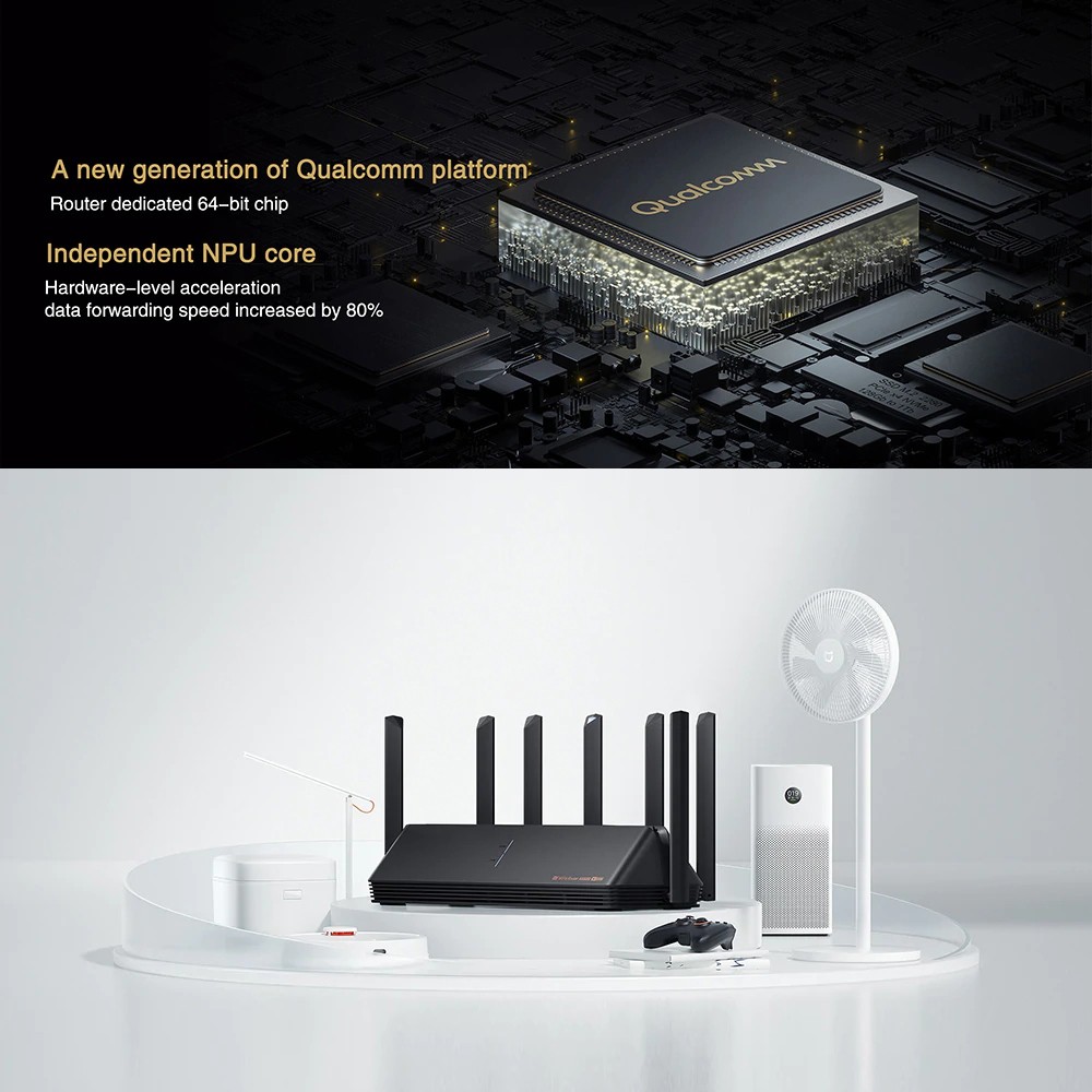 xiaomi-mi-router-ax6000-aiot-router-6000-mbs-wifi6-vpn-512-mb-cpu-อุปกรณ์ขยายสัญญาณเครือข่ายอินเตอร์เน็ต