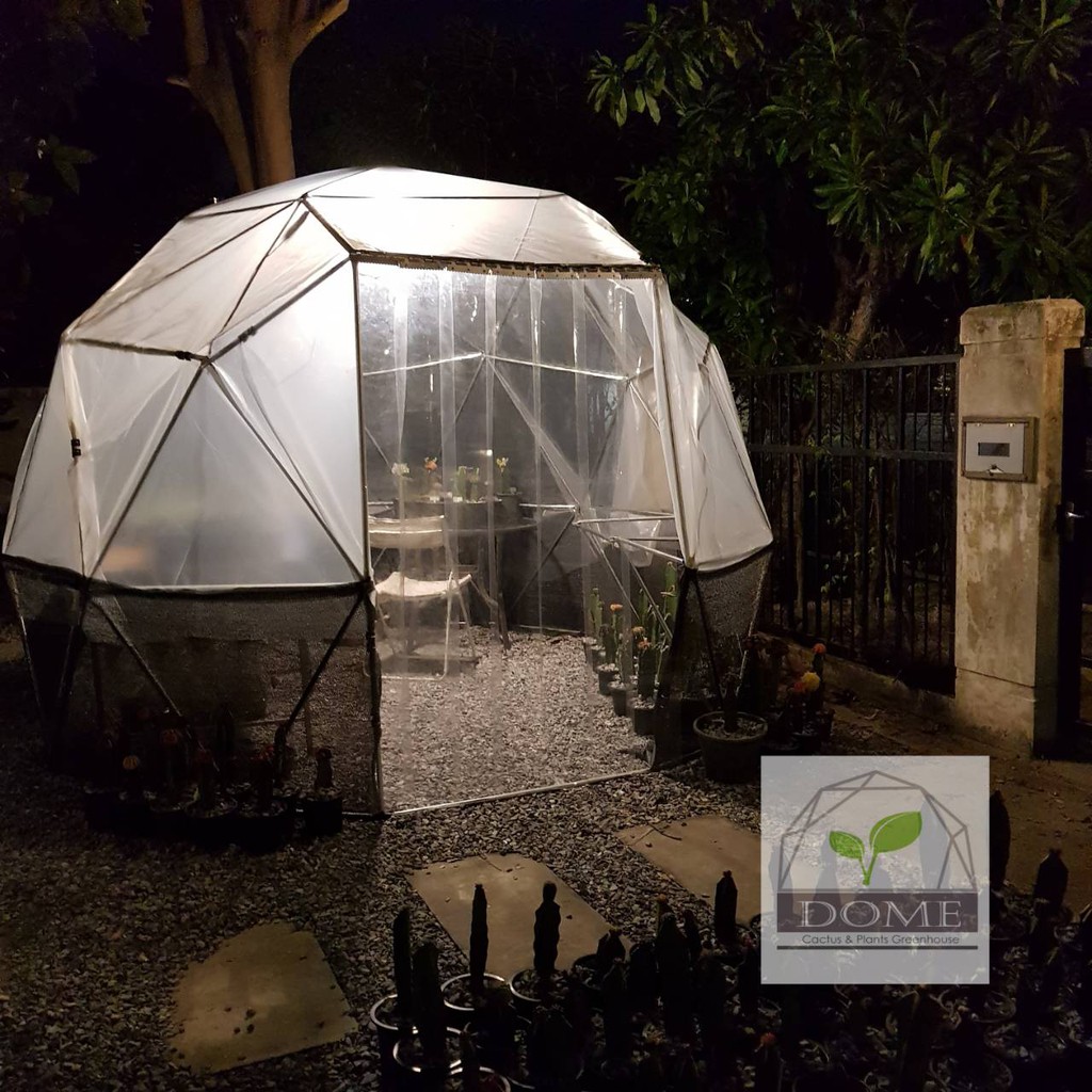 ผ่อนได้-little-dome-โรงเรือน-ทนพายุ-โรงเรือนสำเร็จรูป-ทรง-geodesic-dome-ทนทานต่อลมแรงและพายุ-โรงเรือนแคคตัส