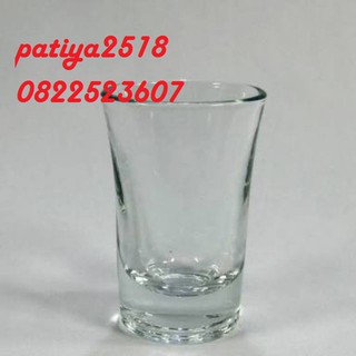 แก้วน้ำ เป็ก  Shot Glass ช็อต (406 ) ปากกว้าง 4.5 ซม. สูง 7 ซม. ความจุ 1.2 ออนซ์ Capacity 35 ml.