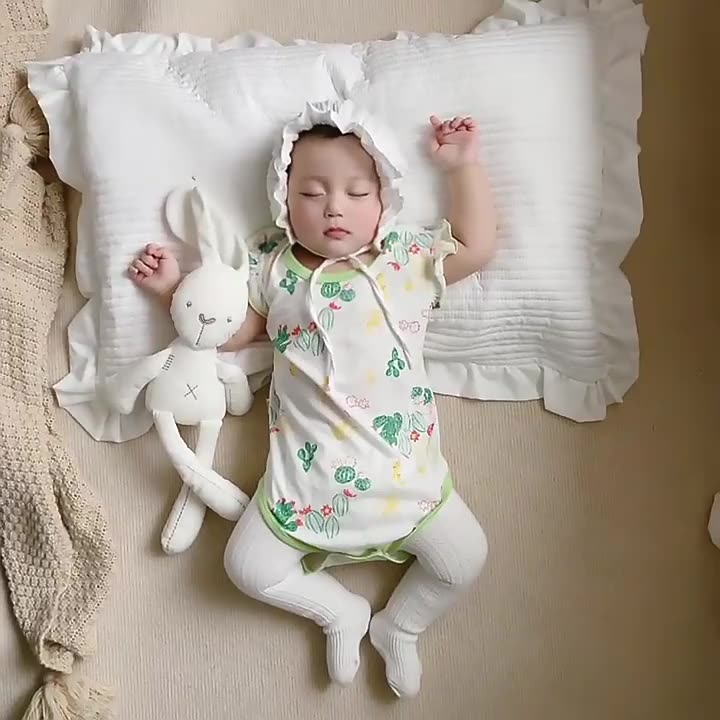 ชุดจั๊มสูทรอมเปอร์-วันพีช-แขนสั้น-สําหรับเด็กผู้ชาย-0-12-เดือน