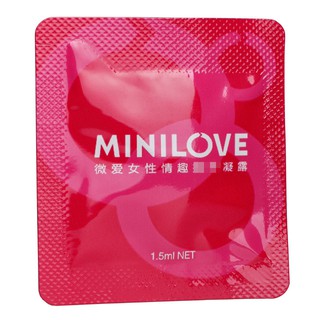 ภาพขนาดย่อของสินค้าเจลหล่อลื่นสำหรับผู้หญิง minilove ขนาด 1.5 ml ,เจลหล่อลื่น *ไม่ระบุชื่อสินค้า