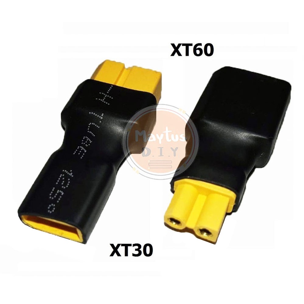 [[ส่งจากไทย]] Connector Plug XT30 to XT60 (สำหรับเชื่อมต่อหัวปลั๊ก2แบบ ...