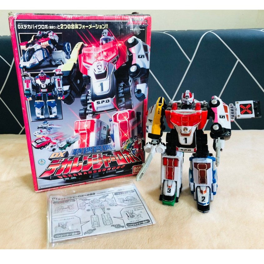 หุ่นยนต์ แปลงร่าง เดกะเรนเจอร์ Deka ranger ขบวนการ5สี Sentai power ...