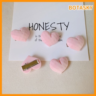 เวอร์ชั่นเกาหลี มินิ กิ๊บ สีชมพู รัก กิ๊บ รูปหัวใจ ปากเป็ด กิ๊บน่ารัก กิ๊บเด็ก เครื่องประดับผมนักเรียน