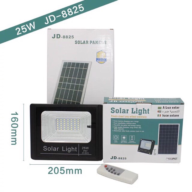ภาพหน้าปกสินค้าSolar LED สปอตไลท์ โซล่าเซลล์ รุ่นพี่บิ๊ก 10W 25W 40W 60W 100W 200W Light แสงสีขาว จากร้าน dex_shop2 บน Shopee