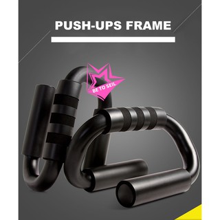 Push up stand อุปกรณ์วิดพื้น เสริมกล้ามอก เครื่องช่วยวิดพื้น ดันพื้น อุปกรณ์ช่วยวิดพื้น เสริมกล้าม สีดำ 1 คู่