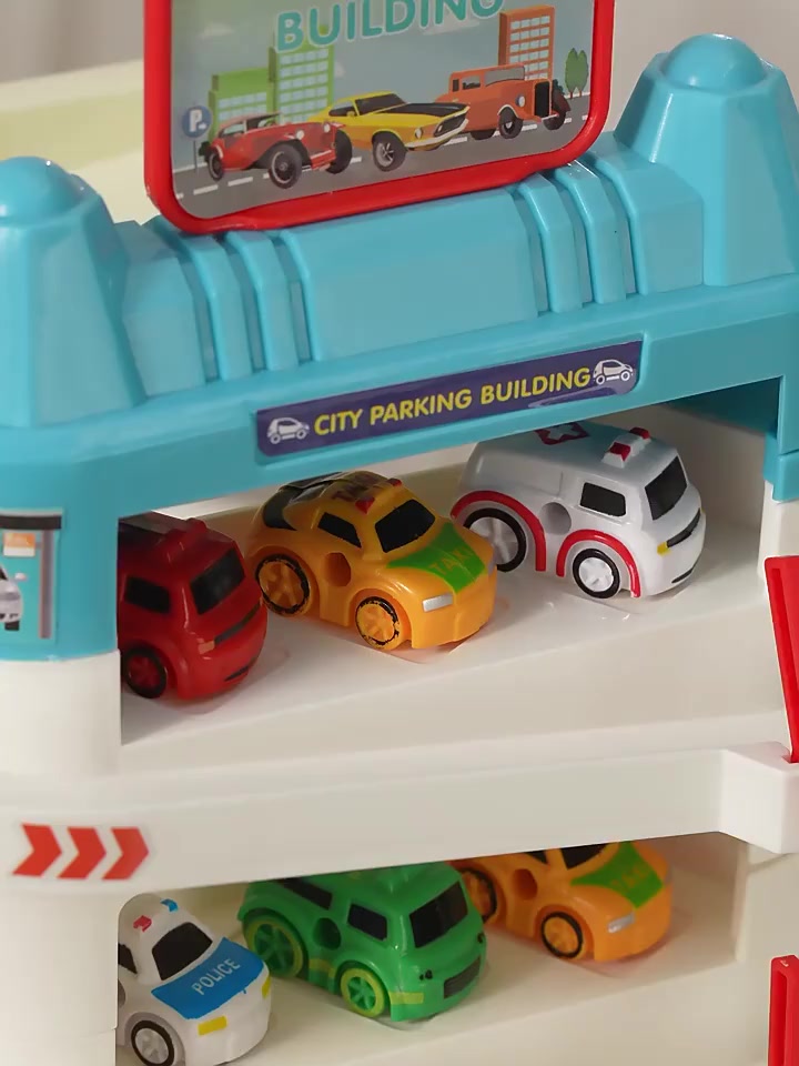 dodojoy-ที่จอดรถของเล่น-diy-รถของเล่น-รถรางเด็ก-ถนนจําลอง-อาคารจอดรถ-เกมรถราง-ของเล่นเสริมพัฒนาการ-ของเล่นเด็ก-gift
