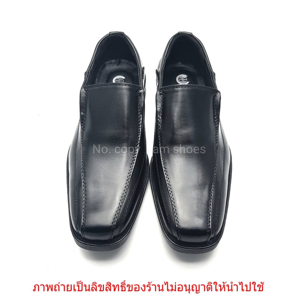 ภาพสินค้าCSB / ALANDO รองเท้าคัชชูหนังชาย สีดำ รุ่น CM500 ไซส์ 39-47 จากร้าน i_am_shoes บน Shopee ภาพที่ 4