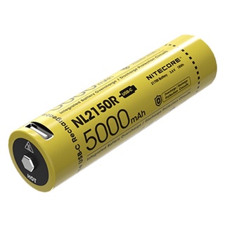 ถ่านชาร์จNitecore NL2150R ชาร์จผ่านUSB Type C เหมาะสำหรับใส่ไฟฉาย