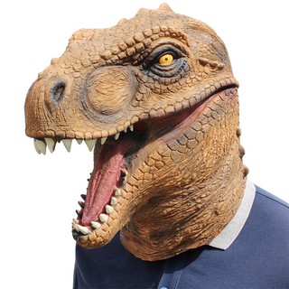 JAPAN Mask Hot หน้ากาก Dinosaur ไดโนเสาร์ ไทแรนโนซอรัส เร็กซ์ สุดโหด วัสดุ Emulsion อิมัลชัน น้ำยางธรรมชาติ รุ่น E 004