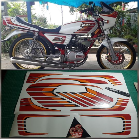 sticker สติ๊กเกอร์ yamaha RXS | Shopee Thailand