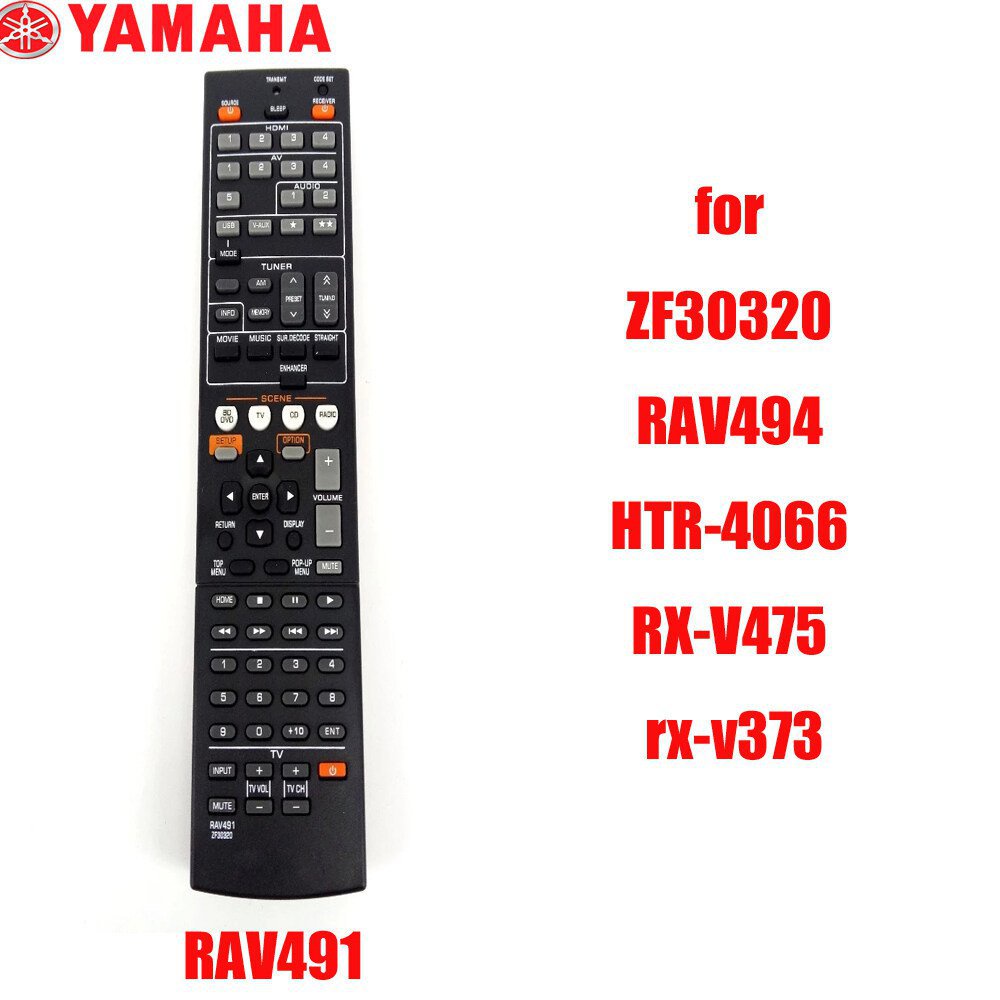 รีโมตคอนโทรล-สําหรับ-yamaha-av-rav521-rav491-rav375-rav462-rav463-rav521-rav522-rx-v377-rx-v447-rx-v479-yht-4910u-htr-2064-htr-2064sz-rx-v377bl-yamaha-rav435-ww510700-rav463-rav46