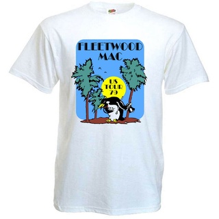 เสื้อยืด ลาย Fleetwood Mac Tusk Tour 79 สีขาว สไตล์เกาหลี