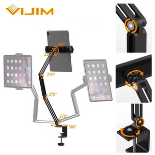 Ulanzi VIJIM HP001 ที่วางแท็บเล็ต โทรศัพท์ แบบคลิปหนีบแขน ขาตั้งโต๊ะ แคลมป์ สําหรับโทรศัพท์มือถือ สมาร์ทโฟน แท็บแพด