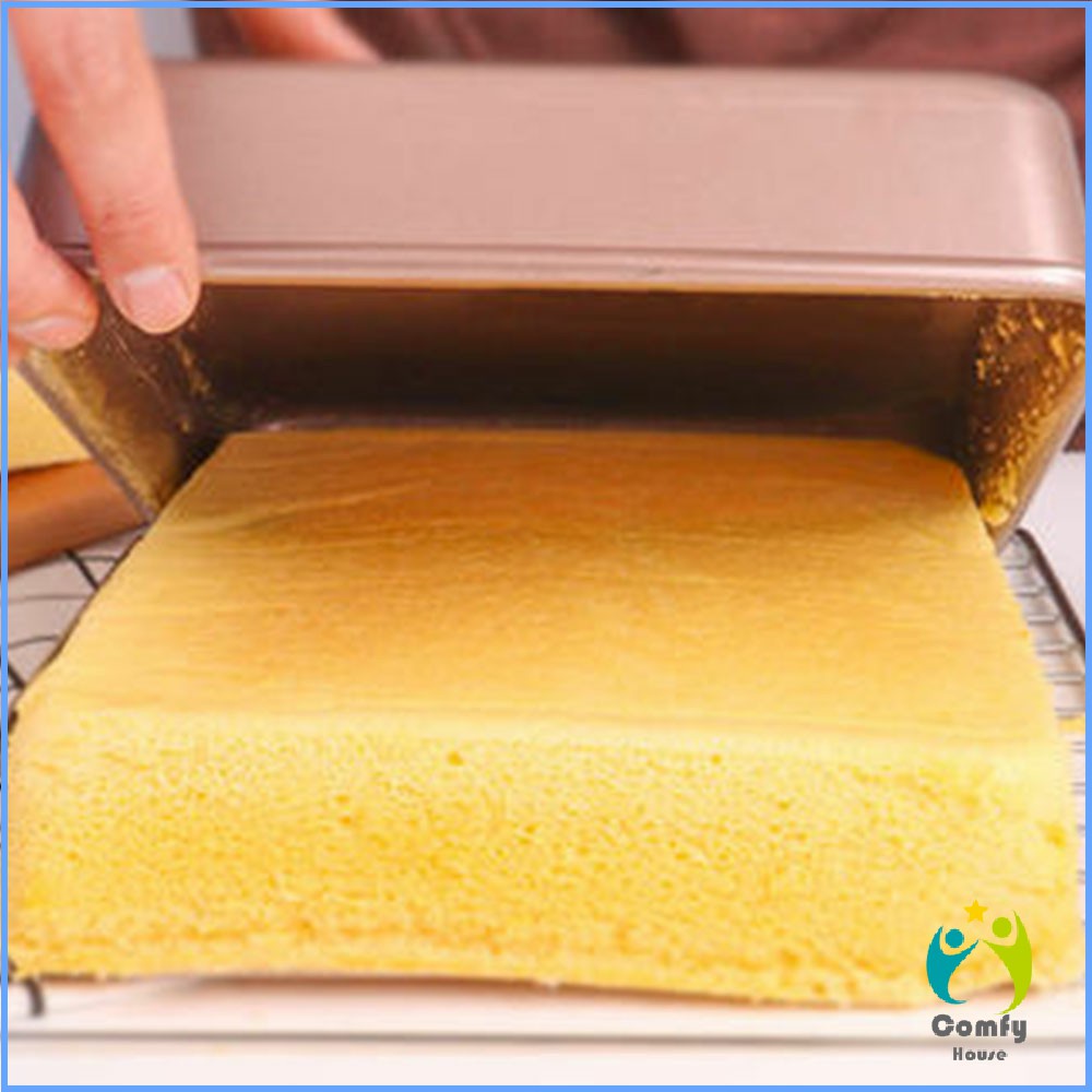 comfy-ถาดอบเค้กแบบสี่เหลี่ยม-ถาดอบพิซซ่า-ถาดอบขนมปัง-square-cake-pan