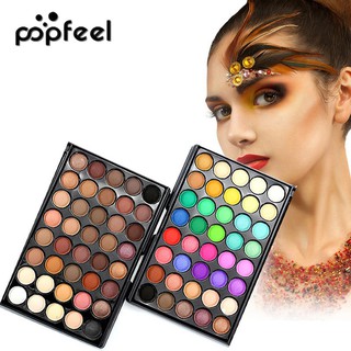 POPFEEL พาเลท อายแชโดว์ เนื้อครีม ชิมเมอร์ Matte สำหรับแต่งหน้า