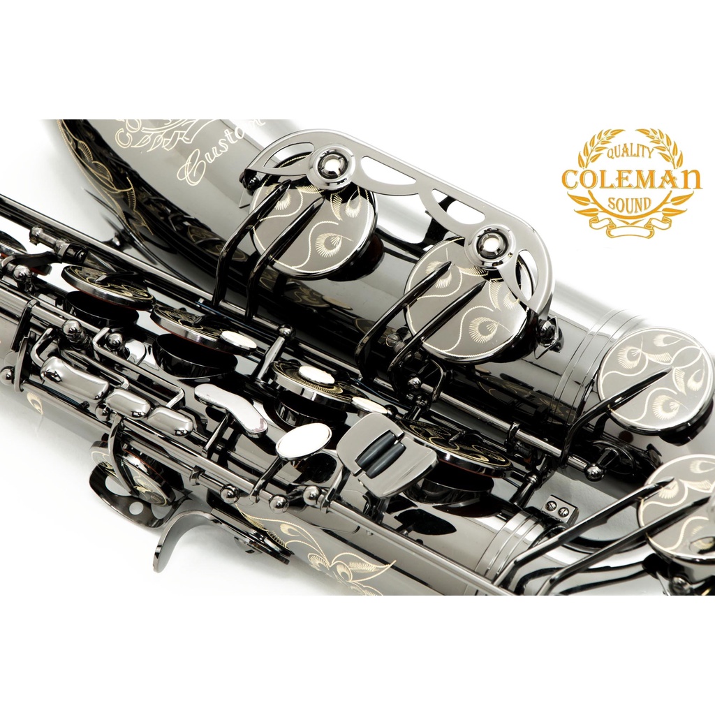 แซกโซโฟน-saxophone-tenor-coleman-clc-551t-black-nickel