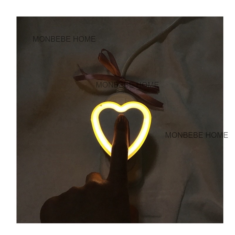 ภาพสินค้าไฟรูปหัวใจ โหมดไฟกลางคืน ควบคุมเซ็นเซอร์อัตโนมัติ Plug-in ประหยัดพลังงาน 0.5W พร้อมส่งจ้า จากร้าน monbebehome บน Shopee ภาพที่ 4