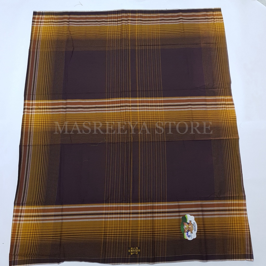 ภาพสินค้าผ้าโสร่งอินโดฯ ผู้ชาย "HAGI" เย็บสำเร็จ งานอินโดนีเซียแท้100% จากร้าน masreeyastore บน Shopee ภาพที่ 2