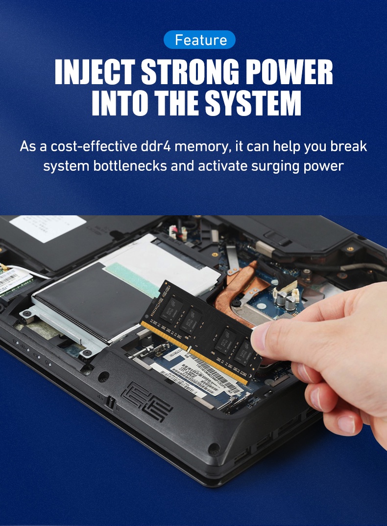 Walram หน่วยความจําแล็ปท็อป โน้ตบุ๊ก DDR4 8GB 4GB 2400Mhz 2133 2666Mhz ...
