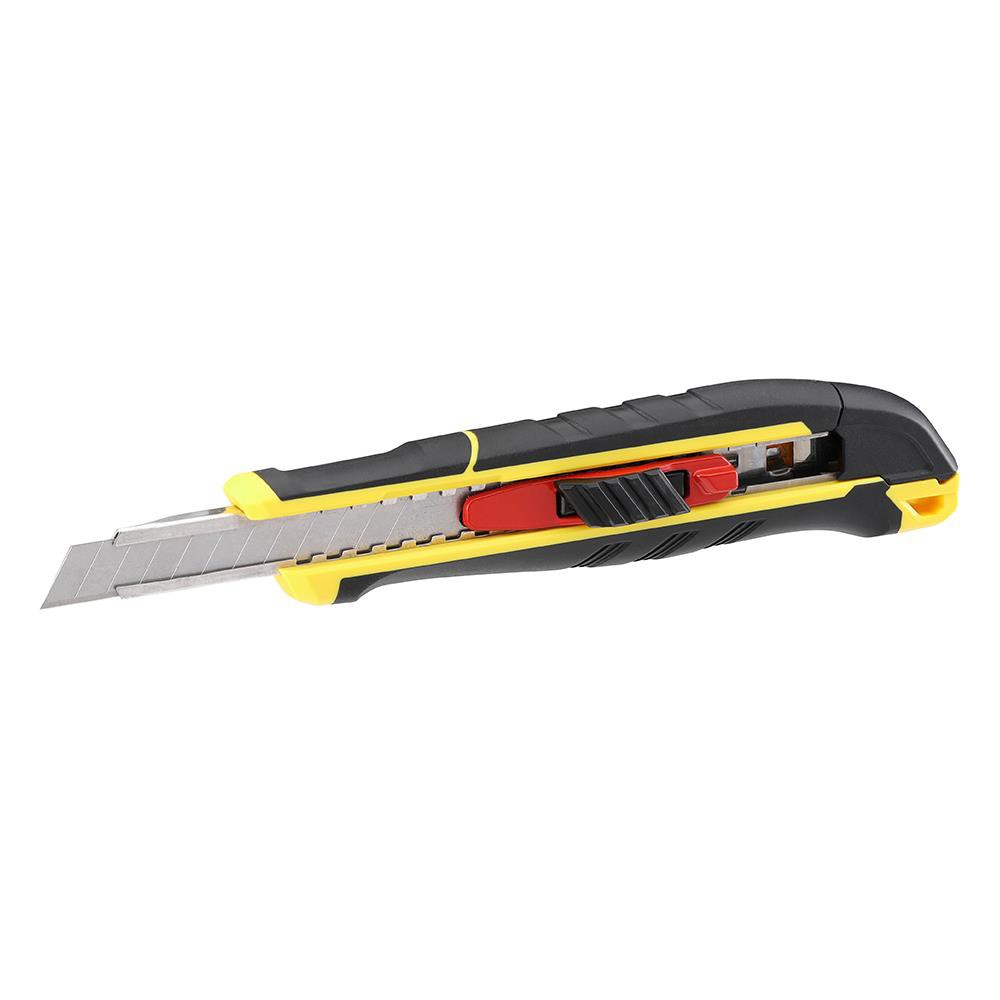 คัตเตอร์-stanley-fatmax-18-มม-คัตเตอร์จาก-stanley-fatmax-ใบมีดทำจากวัสดุคุณภาพดี-มีระบบล็อกที่แน่นหนา-ช่วยล็อกใบมีดในระ