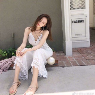 จั๊มยาว 🎀 แต่งลูกไม้ สวย เริ่ด