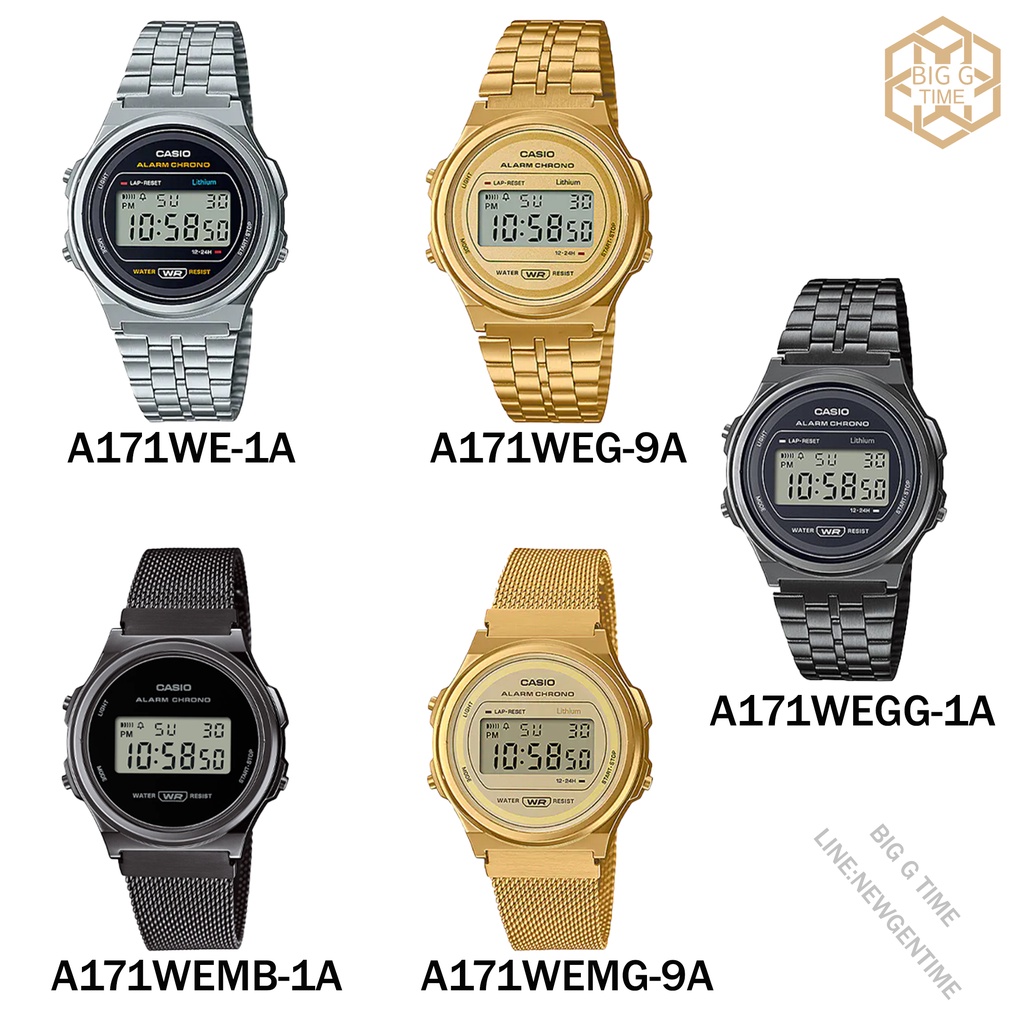 นาฬิกา-casio-a171-sereis-ของแท้-รับประกัน-1-ปี