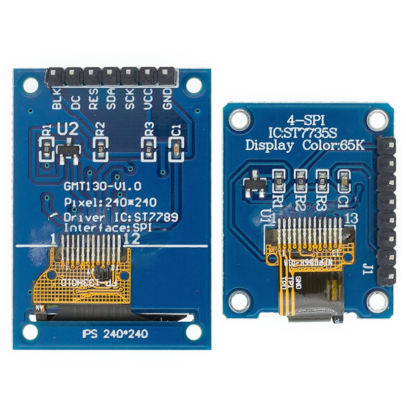 จอแสดงผล-tft-0-96-1-3-นิ้ว-ips-7p-spi-hd-65k-โมดูล-ic-80x160-not-oled-สําหรับ-arduino