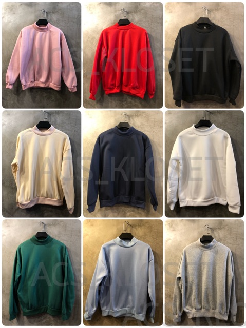 ภาพสินค้าเสื้อแขนยาวสเวตเตอร์มีคอหน่อยๆพร้อมส่ง 9สี จากร้าน acs_brand บน Shopee ภาพที่ 3