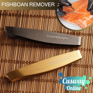 Fishbone Remover อย่างดี ผลิตจาก Stailess Food Grade แบรนด์ Cuisine Scepter™ แหนบคีบก้างปลา