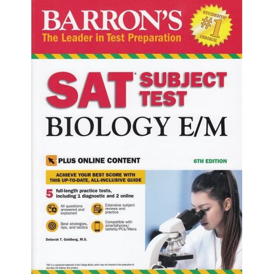 dktoday-หนังสือ-sat-subject-test-biology-e-m-with-online-tests-6th-edition-barron