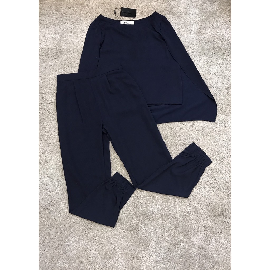 summer-time-navy-top-pant-set