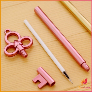 BUAKAO ปากการูปทรงกุญแจ หมึกเจล ทำเป็นของชำร่วยได้ จัดส่งคละแบบ Key Pen