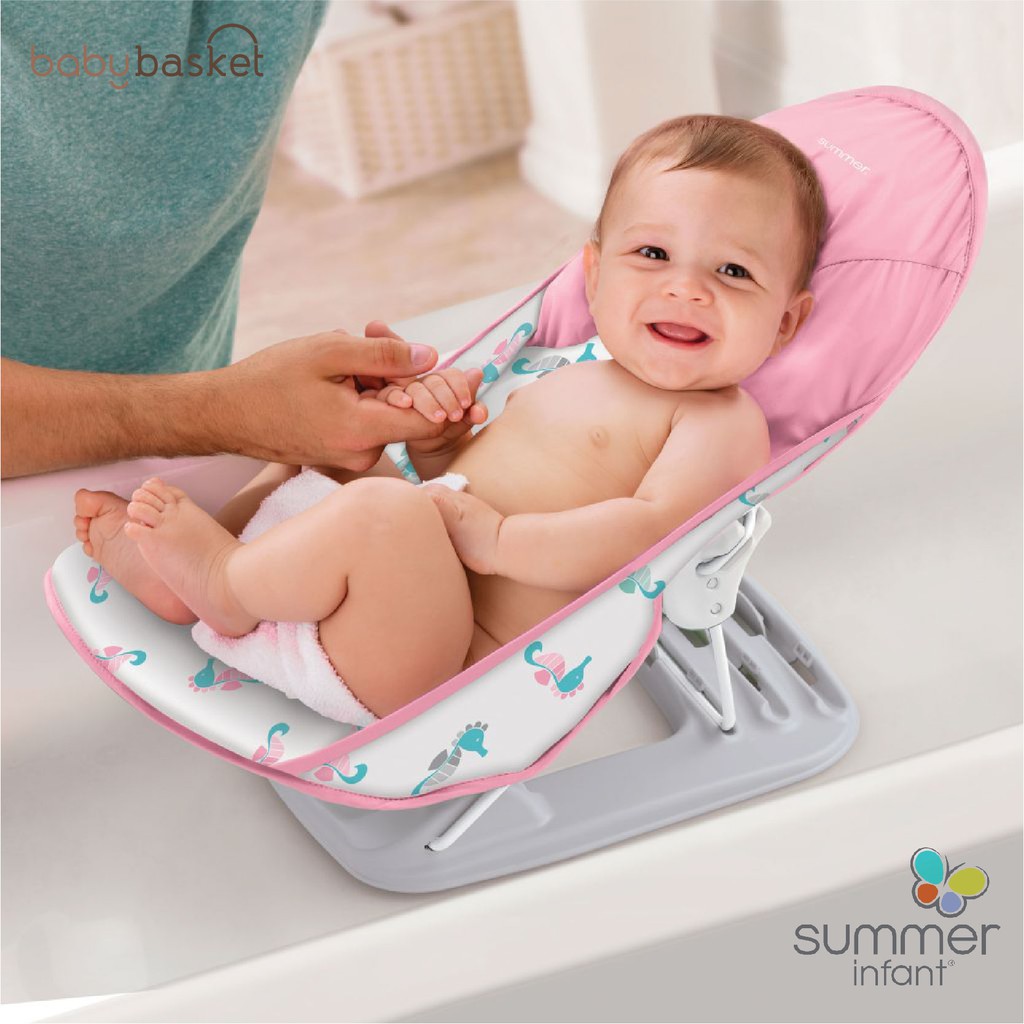 summer-deluxe-baby-bather-เบาะรองนอนสำหรับอาบน้ำ-สำหรับเด็กแรกเกิด