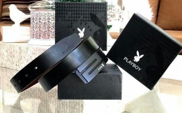 ชุดคู่-ต้อนรับปีใหม่-เซ็ตเข็มขัดและกระเป๋าสตางค์-playboy-leather-belt-amp-wallet-value-pack