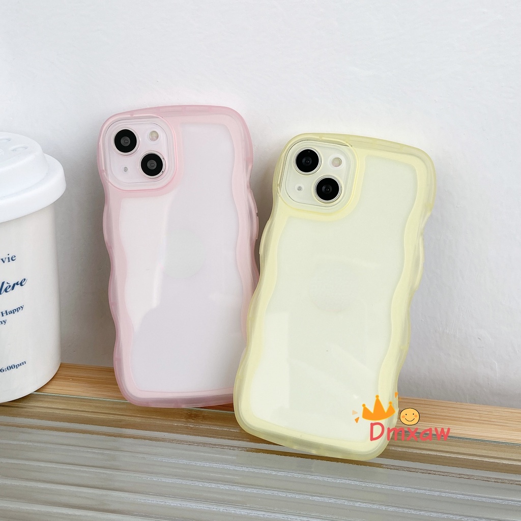 เคสโทรศัพท์มือถือ-ซิลิโคนนิ่ม-แบบใส-กันกระแทก-ลายคลื่นหยิกน่ารัก-หรูหรา-สําหรับ-oppo-reno-8-7-6-5-4-pro-5g
