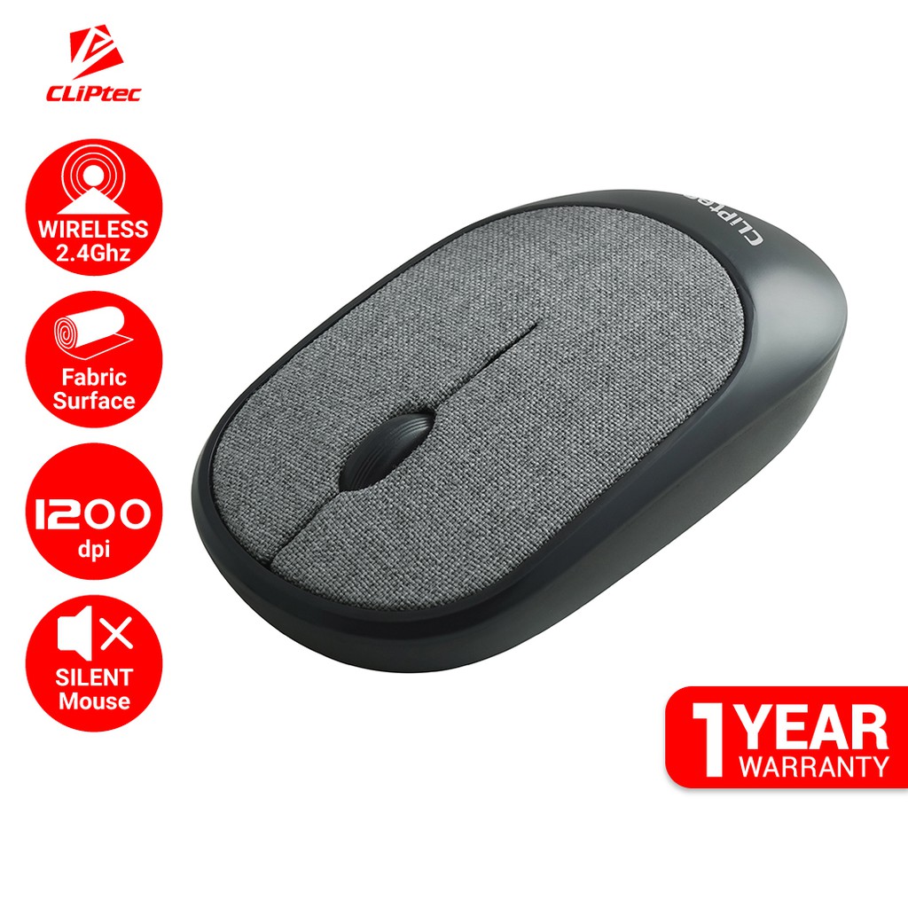 ส่งฟรีไม่ต้องใช้โค้ด-cliptec-rzs855-wireless-bluetooth-mouse-1200dpi-เมาส์-บลูทูธ-เมาส์ไร้สาย-ไร้เสียงรบกวน