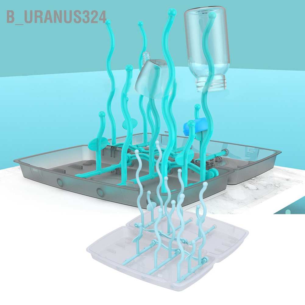 b-uranus324-ชั้นวางขวดนมพลาสติก-ถอดออกได้-สีฟ้า-สําหรับเด็ก