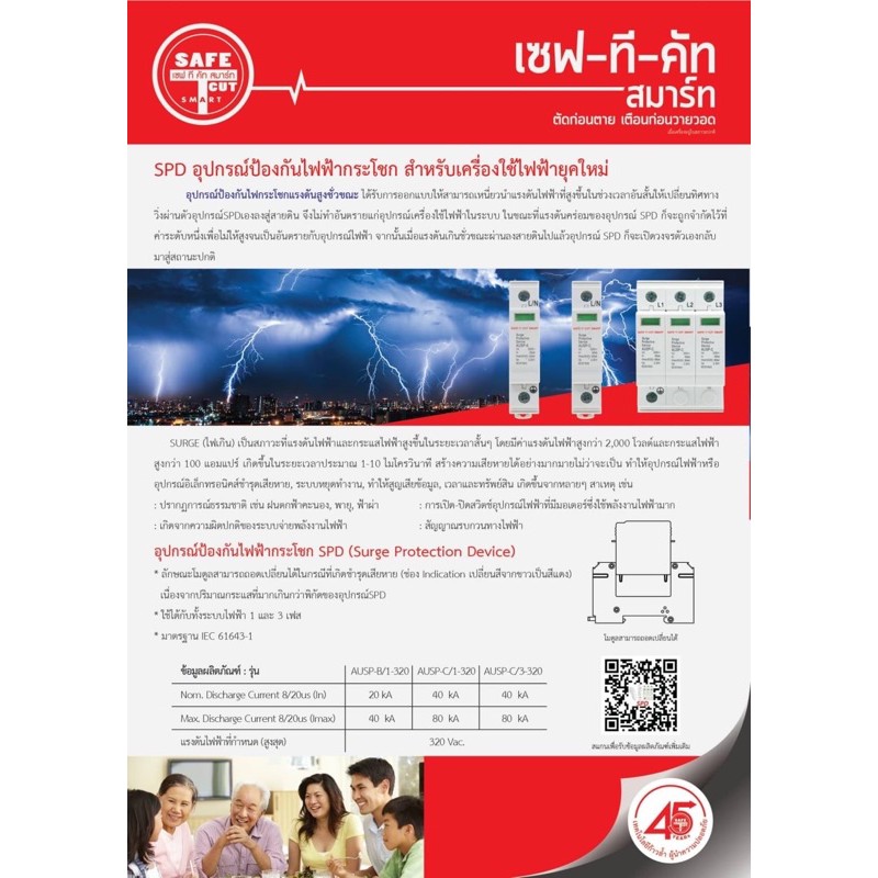 surge-ไฟเกิน-spd-อุปกรณ์ป้องกันไฟฟ้ากระโชกแรงดันสูงชั่วขณะ