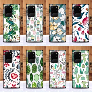 เคส Samsung S20 Ultra ลายดอกไม้ ขอบนิ่มหลังแข็ง เคสมือถือ เคสโทรศัพท์ Case เคส TPU ขอบนิ่มหลังแข็ง ไม่ขูดตัวเครื่อง