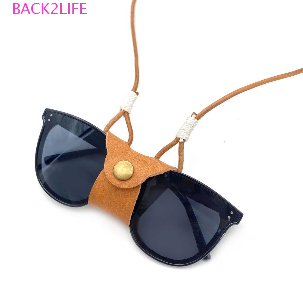 back2life-กระเป๋าใส่แว่นตาหนัง-แบบพกพา-ที่เรียบง่าย-ผู้หญิง-ผู้ชาย-แว่นตากันแดด-ฝาครอบป้องกัน-กระเป๋าห้อยคอ-คลิป