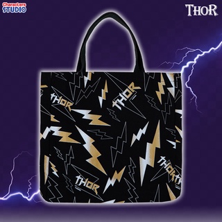 Marvel Bag Thor - กระเป๋าผ้า Thor ลายสายฟ้า สินค้าลิขสิทธ์แท้100% characters studio