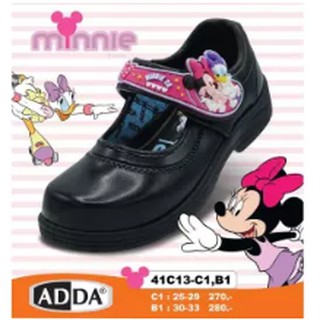 รองเท้านักเรียนหญิง ADDA mickey minney อนุบาล รองเท้าหนัง รองเท้าเด็กประถม school shoe