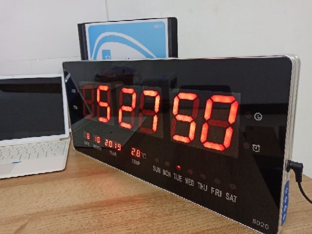 นาฬิกาดิจิตอล-hb5020-49x23x3cm-นาฬิกา-ตั้งโต๊ะ-led-digital-clock-นาฬิกาแขวน-นาฬิกาตั้งโต๊ะ-นาฬิกา-led-นาฬิกาไฟรุ่น5020