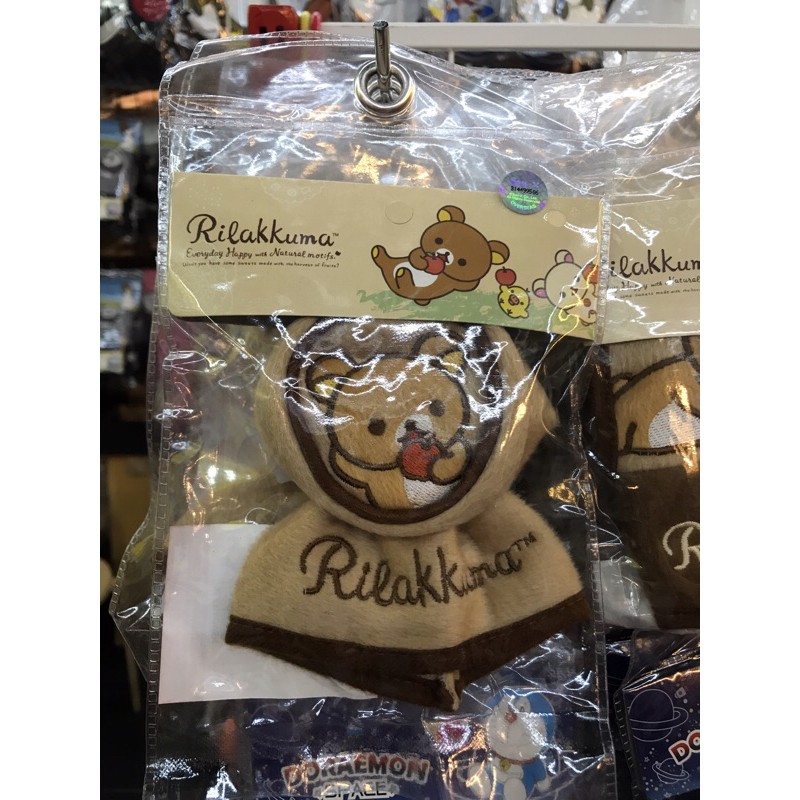 หุ้มเกียร์กลมผ้า-รถยนต์-rilakkuma-ลิขสิทธิ์แท้-ใช้ได้ทั้งเกียร์ออโต้และเกียร์ธรรมดา-มีปุ่มและไม่มีปุ่ม-มีหลายลาย