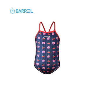 BARREL ชุดว่ายน้ำเด็ก KID PINKFONG TRAINING V BACK STRAP SWIMSUIT - CHERRY 3WSKB005CHES