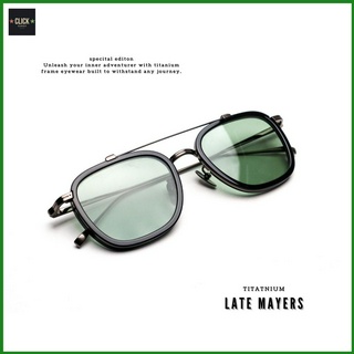 แว่นกันแดด Pin Optical รุ่น Late Mayers Sun Click glasses