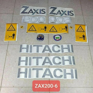 สติ๊กเกอร์ ฮิตาชิ HITACHI ZX200-6