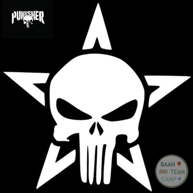 สติ๊กเกอร์-punisher-พันนิชเชอร์-ดุดัน-แต่งรถ-หัวกระโหลก-หัวกะโหลก-สติ้กเกอร์-ตำรวจ-ทหาร-army-กองทัพ-มาร์เวล-กะโหลก-มาเวล