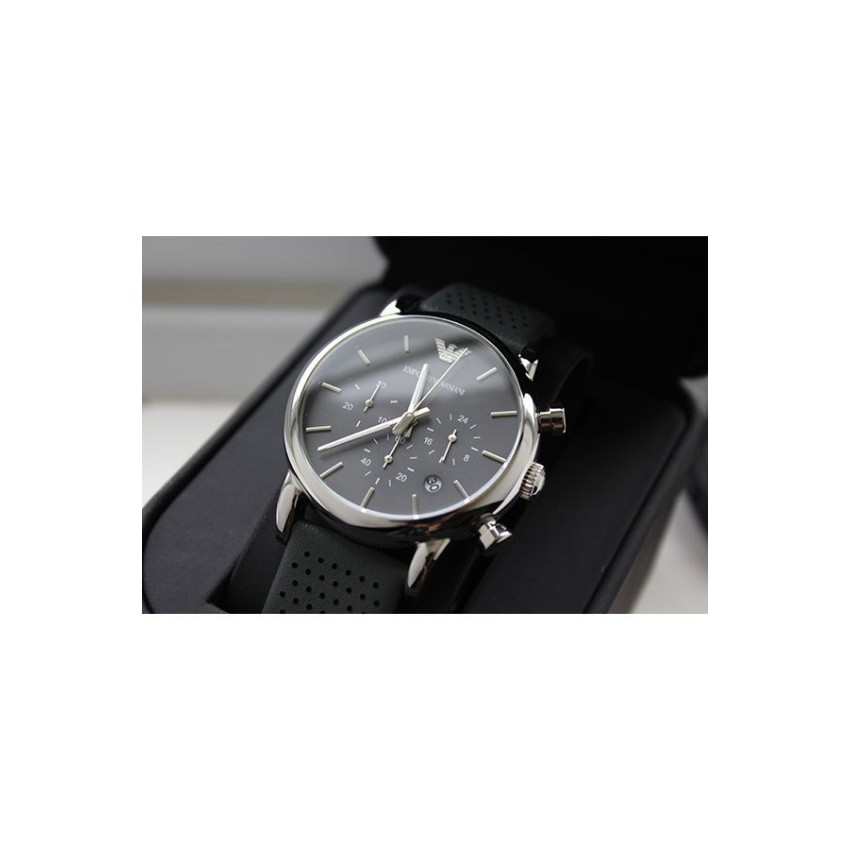 emporio-armani-นาฬิกาข้อมือชาย-สายหนัง-รุ่น-ar1735-gray